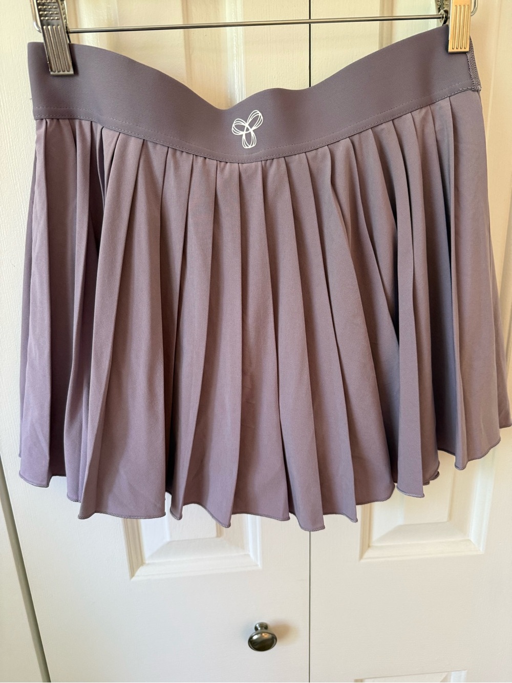 TNA Lavender Pleated Circle Tennis Skirt